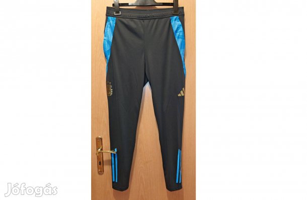 Argentin válogatott ezüstszürke kék eredeti adidas hosszú nadrág (M)