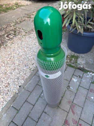 Argon gázpalack teljesen feltöltve, új!