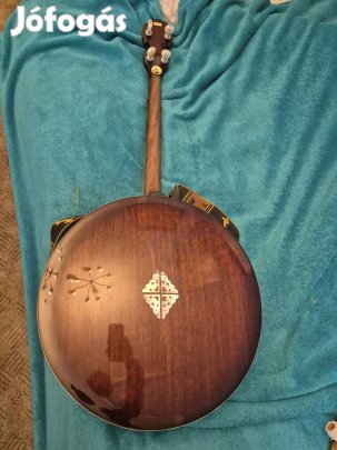 Aria SB200T 4 húros tenor banjo, elektromos, kemény tokkal.