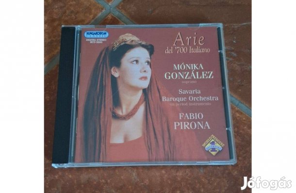 Arie del '700 Italiano CD Gonzalez, Savaria Baroque Orchestra, Pirona