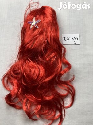 Ariel haj, vörös haj, Ariel paróka, Ariel jelmez paróka, új DK899