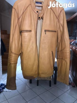 Arizona vaj puha bőrdzseki.56-os méret.Újszerű állapotú!