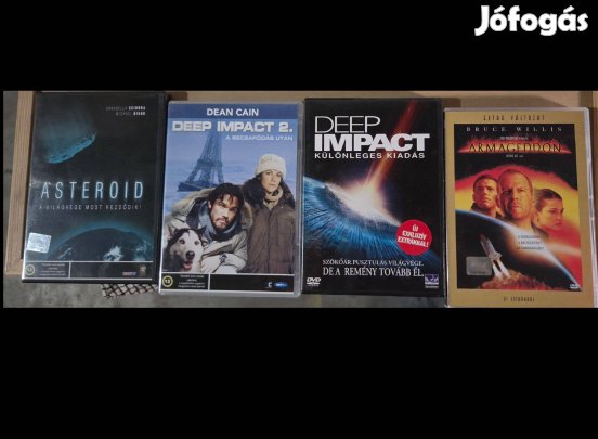 Armageddon, Deep Impact, Asteroid DVD filmek