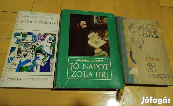 Armand Lanoux könyvcsomag / 4 db könyv