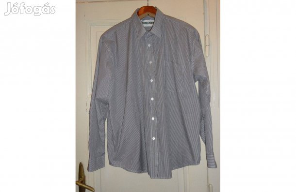 Armando fekete-fehér csíkos férfi ing ( 42-es )