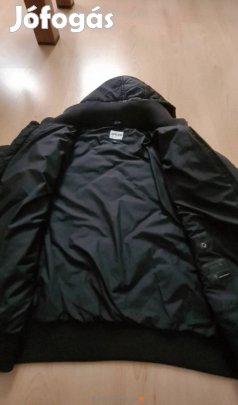 Armani Collezioni fekete kapucnis kabát