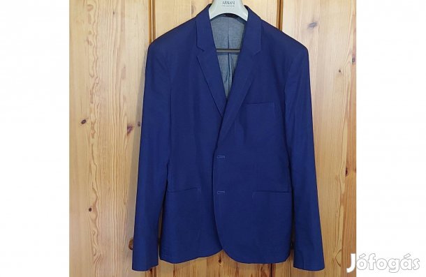 Armani Exchange KÉK Sportos Vászon Zakó Méret:XL Armani Jeans Armani