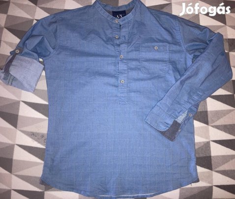 Armani Exchange (AX) M-es belebújós rövidujjúra felgombolható ing