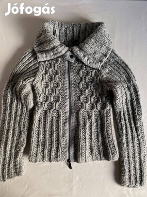 Armani Exchange női kötött cipzáros gyapjú pulóver, M-es