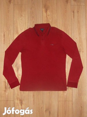 Armani bordó hosszú ujjú galléros felső (L-es)