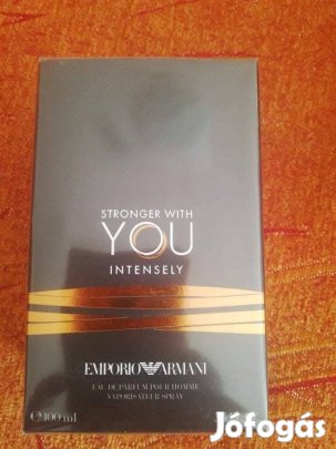 Armani stronger with you intensely 100 ml férfi parfüm
