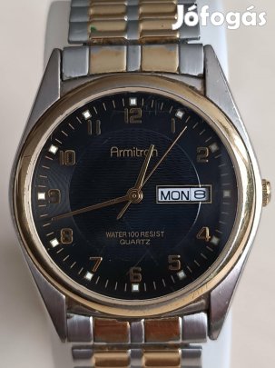 Armitron Quartz férfi óra kéttónusú fémszíjjal