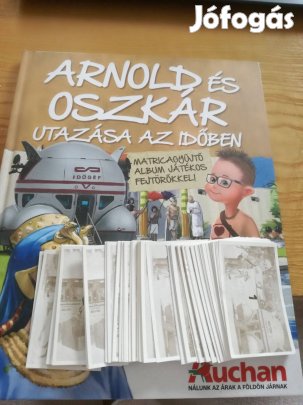 Arnold és Oszkár matricás albumok