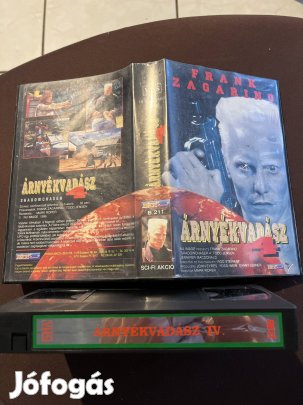 Árnyékvadász 4 scifi vhs kistok 