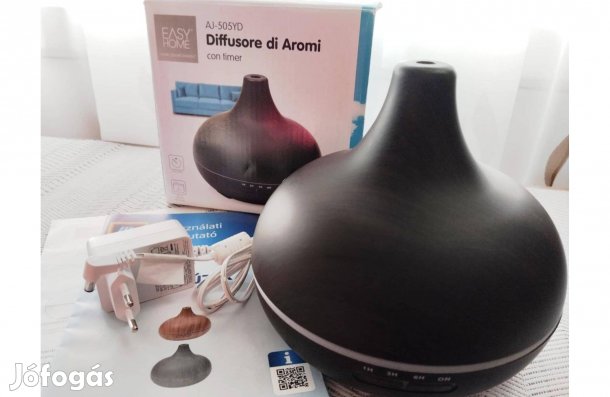 Aroma diffúzor LED világítással 7 színváltással eladó!