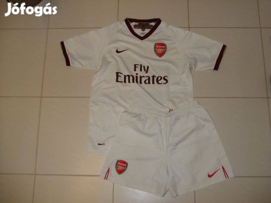 Arsenal 2007-2008 idegenbeli futballmez gyerek L méret (146 méret)