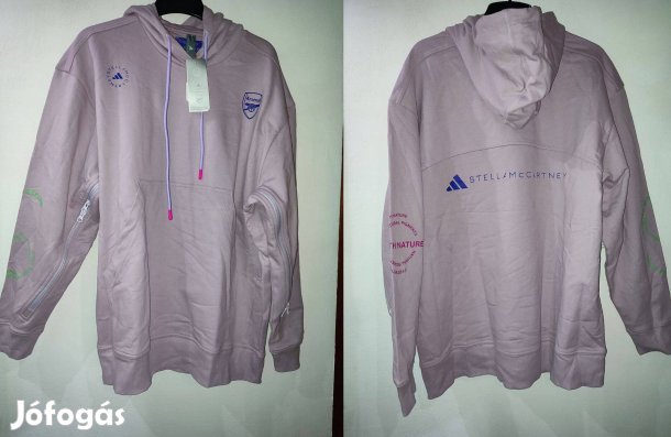 Arsenal Stella Mccartney eredeti lila adidas női pulóver (S)