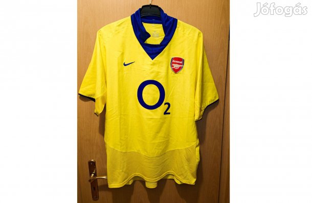 Arsenal eredeti 2003 sárga kék Nike mez (L-es)