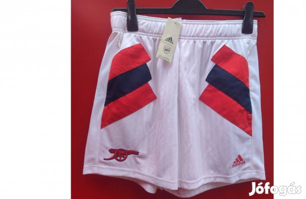 Arsenal eredeti adidas fehér Icon rövid nadrág (M)