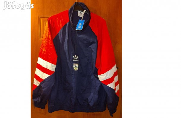 Arsenal eredeti adidas kék piros Originals retro felső (XL)