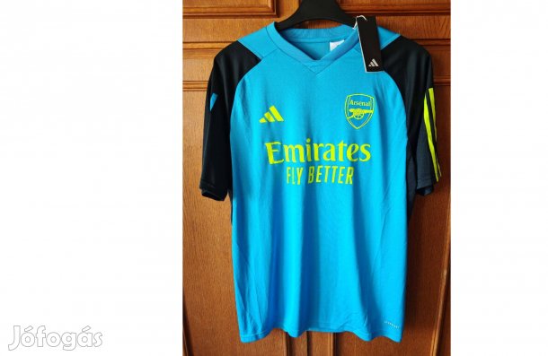 Arsenal eredeti adidas világoskék 2023-24 mez (M-es)