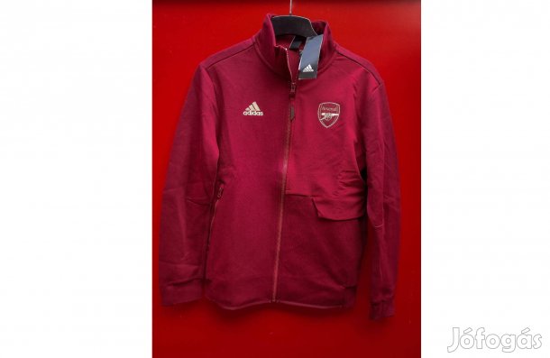 Arsenal eredeti bordó adidas Női cipzáras felső (S)