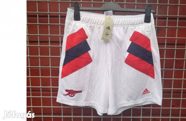Arsenal eredeti fehér adidas Icon rövid nadrág (M)