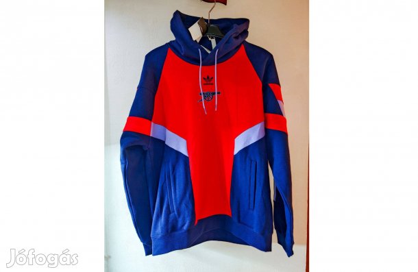 Arsenal eredeti kék piros adidas Originals kapucnis pulóver
