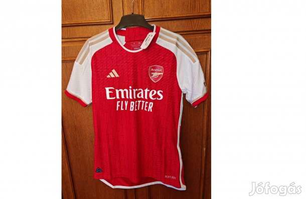 Arsenal eredeti piros adidas 2023-24 mez (M-es)