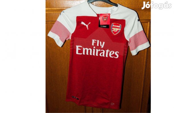 Arsenal eredeti piros-fehér Puma 2018-19 mez (M)
