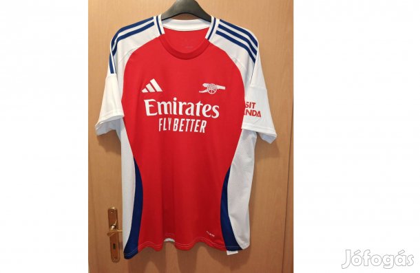 Arsenal eredeti piros fehér adidas 2024-25 mez (XL)