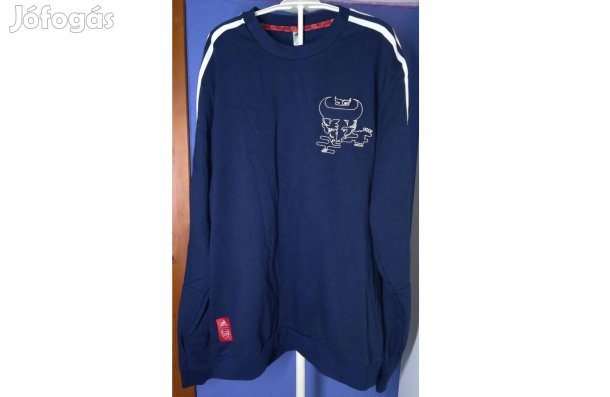 Arsenal eredeti sötétkék adidas Chinese New Year pulóver (L)