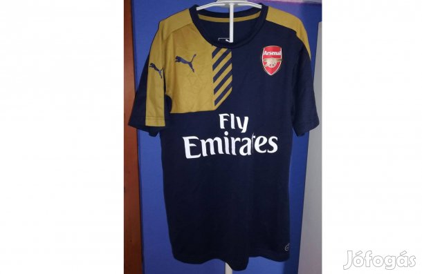 Arsenal eredeti sötétkék arany Puma 2015-16 mez (M)