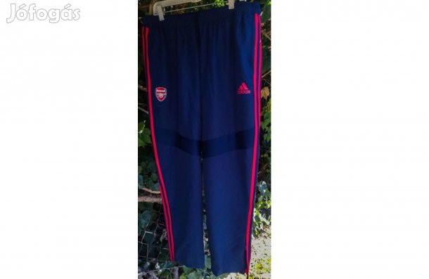 Arsenal eredeti sötétkék piros adidas hosszú nadrág (XL)