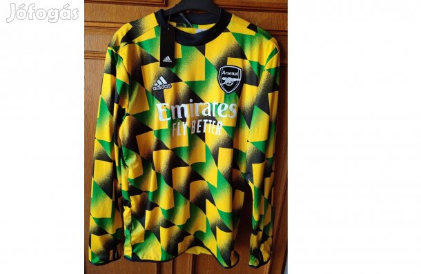 Arsenal eredeti zöld sárga adidas thermo hosszú ujjú (M)