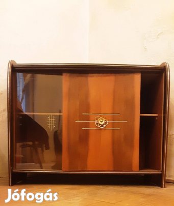 Art Deco Mind-Century médiatároló komód bárszekrény