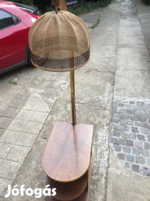 Art Deco Wilhelm Krechlok álló lámpás bárszekrény (1959-70)