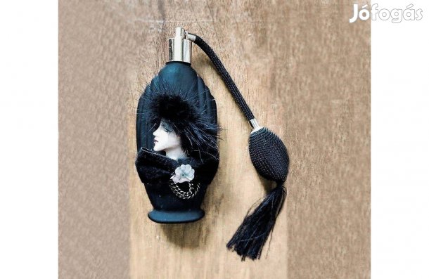 Art Deko parfümös üveg, Porlasztós, parfümszóró