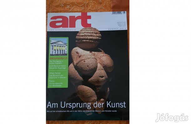 Art. Das Kunstmagazin, 2012. augusztus, németül Művészeti magazin