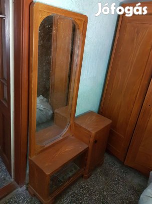 Art deco antik régi retro tükrös előszoba szekrény 15 000 Ft