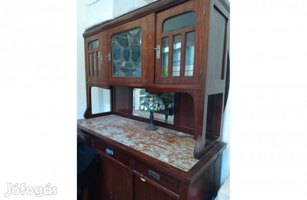 Art deco felújított tálalószekrény eladó