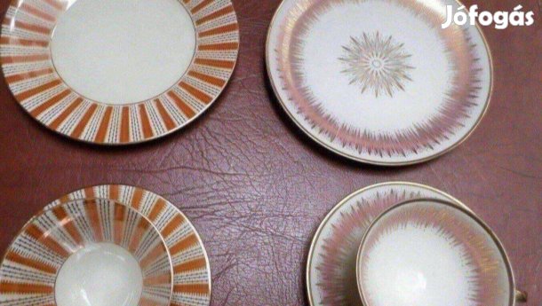 Art deco kávés teás készlet gyönyörű gyűjtői darab