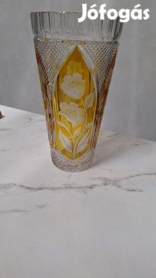 Art deco kristály váza