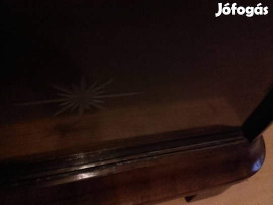 Art deco retro fésülködő hálószobai tükrös szekrény