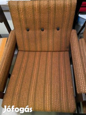 Art deco retro retró szövet fotel ülőgarnitúra eladó