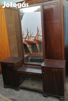 Art deco tükrös előszoba szekrény