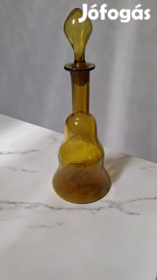 Art deco üveg palack