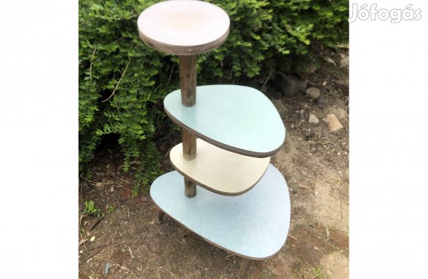 Art deco virágtartó , Retró virágállvány fa 15000 Ft