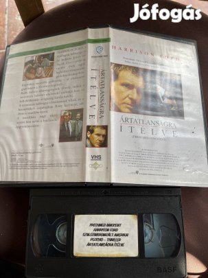 Ártatlanságra ítélve thriller vhs 