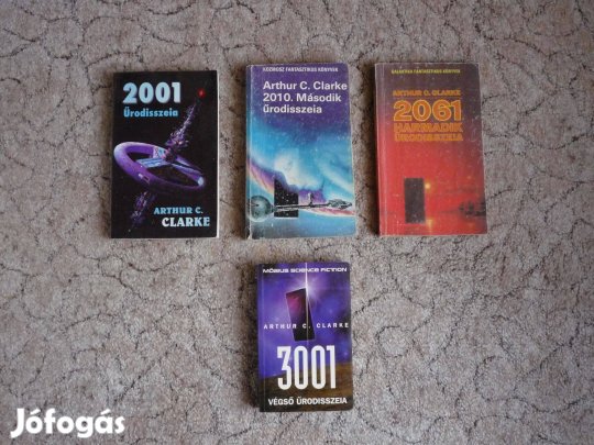 Arthur C. Clarke Űrodisszeia könyvek - 4db